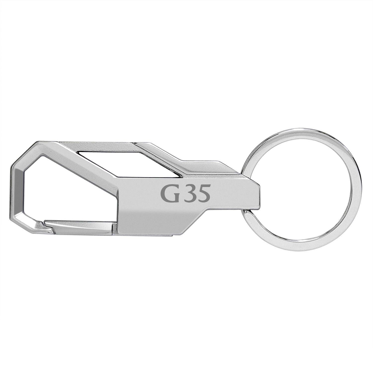 Infiniti G35 Silver Snap Hook Metal Key Chain
