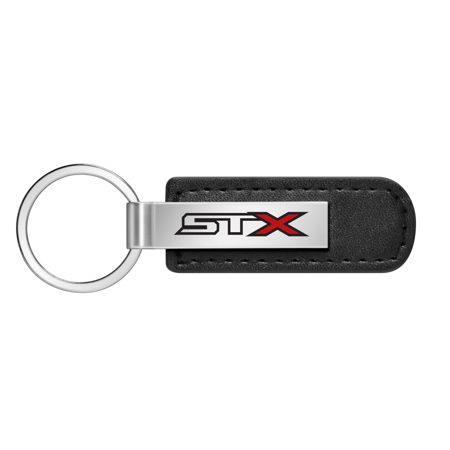 Ford F150 STX 4x4 Black Leather Strap Key Chain