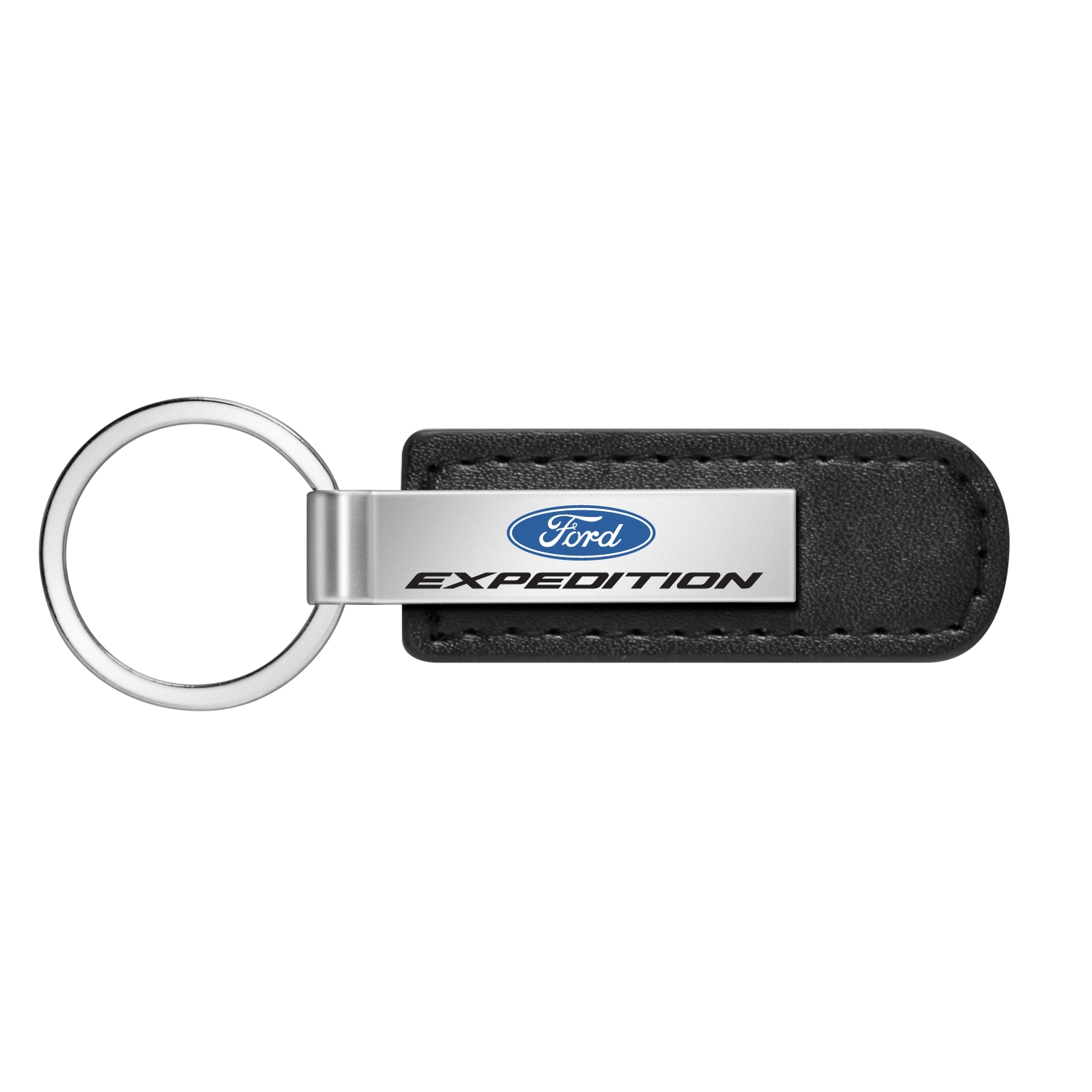 Ford Expedition Black Leather Strap Key Chain